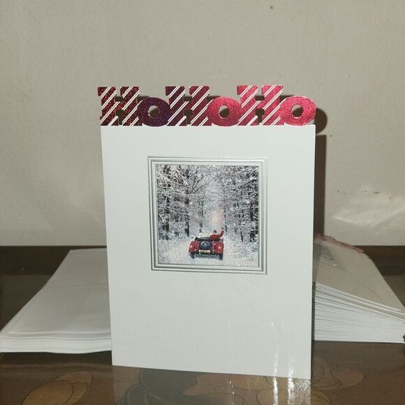 Ho, Ho, Ho, Merry Christmas Cards Set of 30 - Picture 1 of 5